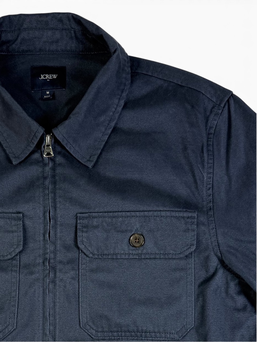 J. Crew Twill Station Jacket Navy Men’s Medium NWOT